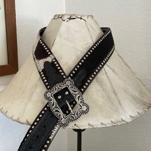 Nocona Hair On Ladies Belt